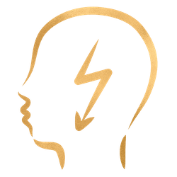 ikona hlava zlata smaller