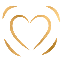 ikona srdce zlata smaller